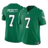 Men's Philadelphia Eagles #7 Kenny Pickett Green 2023 F.U.S.E Throwback Vapor Untouchable Limited Stitched Football Jersey - Custom Name