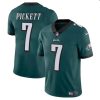 Men's Philadelphia Eagles #7 Kenny Pickett Green Vapor Untouchable Limited Stitched Football Jersey - Custom Name