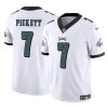 Men's Philadelphia Eagles #7 Kenny Pickett White 2023 F.U.S.E Vapor Untouchable Limited Stitched Football Jersey - Custom Name