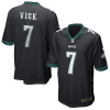 Men's Philadelphia Eagles #7 Michael Vick Black Vapor Untouchable Limited Stitched Jersey - Custom Name