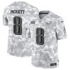 Men's Philadelphia Eagles #8 Kenny Pickett 2024 F.U.S.E Arctic Camo Salute to Service Limited Stitched Football Jersey - Custom Name