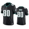 Men's Philadelphia Eagles #80 Julio Jones Black 2023 F.U.S.E. Vapor Untouchable Limited Stitched Football Jersey - Custom Name