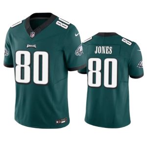 Men's Philadelphia Eagles #80 Julio Jones Green 2023 F.U.S.E. Vapor Untouchable Limited Stitched Football Jersey - Custom Name