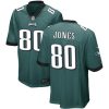 Men's Philadelphia Eagles #80 Julio Jones Green 2023 Stitched Game Jersey - Custom Name
