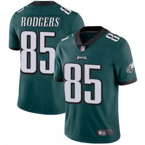 Men's Philadelphia Eagles #85 Richard Rodgers Green Vapor Untouchable Limited Stitched Jersey - Custom Name