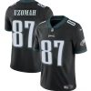 Men's Philadelphia Eagles #87 C.J. Uzomah Black Vapor Untouchable Limited Stitched Football Jersey - Custom Name