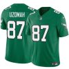 Men's Philadelphia Eagles #87 C.J. Uzomah Green 2023 F.U.S.E Vapor Untouchable Throwback Limited Stitched Football Jersey - Custom Name