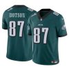 Men's Philadelphia Eagles #87 Jahan Dotson Green F.U.S.E Vapor Untouchable Limited Stitched Football Jersey - Custom Name