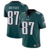 Men's Philadelphia Eagles #87 Jahan Dotson Green Vapor Untouchable Limited Stitched Football Jersey - Custom Name