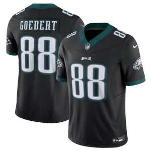 Men's Philadelphia Eagles #88 Dallas Goedert Black 2023 F.U.S.E. Vapor Untouchable Limited Stitched Football Jersey - Custom Name