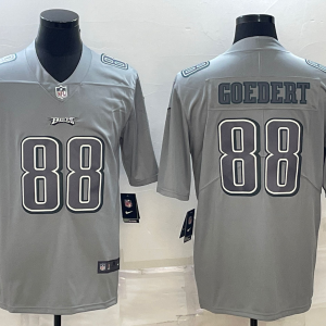 Men's Philadelphia Eagles #88 Dallas Goedert Gray Atmosphere Fashion Stitched Jersey - Custom Name
