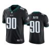Men's Philadelphia Eagles #90 Jordan Davis Black Vapor Untouchable Limited Stitched Jersey - Custom Name