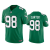 Men's Philadelphia Eagles #98 Jalen Carter Green 2023 F.U.S.E. Vapor Untouchable Stitched Football Jersey - Custom Name