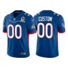 Men's Philadelphia Eagles ACTIVE PLAYER Custom 2022 Royal NFC Pro Bowl Stitched Jersey - Custom Name