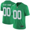 Men's Philadelphia Eagles ACTIVE PLAYER Custom Green Throwback Vapor Untouchable Limited Stitched Jersey - Custom Name