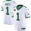 Men's Philadelphia Eagles ACTIVE PLAYER Custom White Vapor Limited With C Patch Stitched Football Jersey - Custom Name
