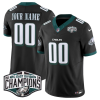Men's Philadelphia Eagles Active Player Custom Black 2024 New NFC East Champions F.U.S.E. Vapor Untouchable Limited Stitched Football Jersey - Custom Name
