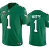 Men's Philadelphia Eagles Customized Green 2023 F.U.S.E. Vapor Untouchable With C Patch Stitched Football Jersey - Custom Name
