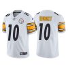 Men's Pittsburgh Steelers #10 Mitchell Trubisky White Vapor Untouchable Limited Stitched Jersey - Custom Name