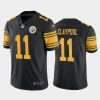 Men's Pittsburgh Steelers #11 Chase Claypool Black NFL Color Rush Limited Stitched Jersey - Custom Name