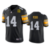 Men's Pittsburgh Steelers #14 George Pickens Black 2023 50th Anniversary Vapor Untouchable Limited Jersey - Custom Name