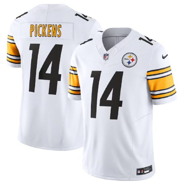 Men's Pittsburgh Steelers #14 George Pickens White 2023 F.U.S.E. Vapor Untouchable Limited Stitched Jersey - Custom Name
