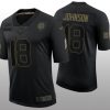 Men's Pittsburgh Steelers #18 Diontae Johnson Black Vapor Untouchable Limited Stitched Jersey - Custom Name