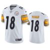 Men's Pittsburgh Steelers #18 John Rhys Plumlee White Vapor Untouchable Limited Stitched Jersey - Custom Name