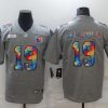 Men's Pittsburgh Steelers #19 JuJu Smith-Schuster 2020 Grey Crucial Catch Limited Stitched Jersey - Custom Name