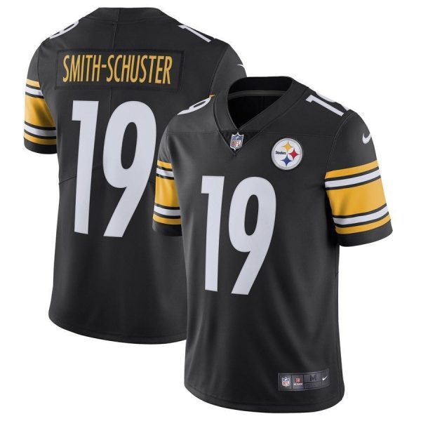 Men's Pittsburgh Steelers #19 JuJu Smith-Schuster Black Vapor Untouchable Limited Stitched NFL Jersey - Custom Name