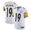 Men's Pittsburgh Steelers #19 JuJu Smith-Schuster White Vapor Untouchable Limited Stitched NFL Jersey - Custom Name