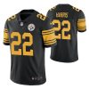 Men's Pittsburgh Steelers #22 Najee Harris 2021 Black NFL Vapor Untouchable Limited Stitched Jersey - Custom Name