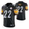 Men's Pittsburgh Steelers #22 Najee Harris 2021 Black NFL Vapor Untouchable Limited Stitched Jersey1 - Custom Name