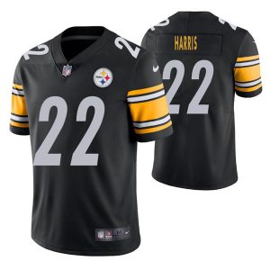Men's Pittsburgh Steelers #22 Najee Harris 2021 Black NFL Vapor Untouchable Limited Stitched Jersey1 - Custom Name