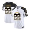 Men's Pittsburgh Steelers #22 Najee Harris White Black 2023 F.U.S.E. SmokeVapor Untouchable Limited Stitched Jersey - Custom Name