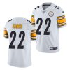 Men's Pittsburgh Steelers #22 Najee Harris White NFL 2021 Draft Vapor Untouchable Limited Stitched Jersey - Custom Name