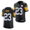 Men's Pittsburgh Steelers #23 Joe Haden Black Limited Stitched Jersey - Custom Name