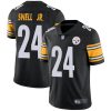 Men's Pittsburgh Steelers #24 Benny Snell Jr. Black Vapor Untouchable Limited Stitched Jersey - Custom Name