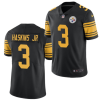 Men's Pittsburgh Steelers #3 Dwayne Haskins Jr. Black Color Rush Limited Stitched Jersey - Custom Name
