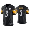 Men's Pittsburgh Steelers #3 Dwayne Haskins Jr. Black Vapor Untouchable Limited Stitched Jersey - Custom Name