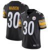 Men's Pittsburgh Steelers #30 Jaylen Warren Black Vapor Untouchable Limited Stitched Jersey - Custom Name