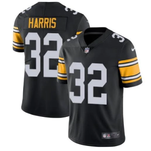 Men's Pittsburgh Steelers #32 Franco Harris Black Vapor Untouchable Limited Stitched Jersey - Custom Name