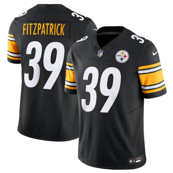 Men's Pittsburgh Steelers #39 Minkah Fitzpatrick Black 2023 F.U.S.E. Vapor Untouchable Limited Jersey - Custom Name