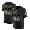 Men's Pittsburgh Steelers #43 Troy Polamalu Black 2023 F.U.S.E. Smoke Vapor Untouchable Limited Stitched Jersey - Custom Name