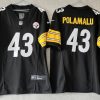 Men's Pittsburgh Steelers #43 Troy Polamalu Black 2023 F.U.S.E. Vapor Untouchable Limited Jersey - Custom Name