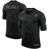 Men's Pittsburgh Steelers #43 Troy Polamalu Black NFL 2020 Salute To Service Limited Stitched Jersey - Custom Name