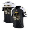 Men's Pittsburgh Steelers #43 Troy Polamalu Black White 2023 F.U.S.E. Smoke Vapor Untouchable Limited Stitched Jersey - Custom Name
