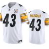 Men's Pittsburgh Steelers #43 Troy Polamalu White 2023 F.U.S.E. Vapor Untouchable Color Rish Limited Jersey - Custom Name