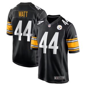 Men's Pittsburgh Steelers #44 Derek Watt Black Stitched Game Jersey - Custom Name