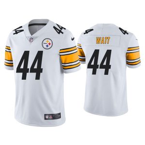 Men's Pittsburgh Steelers #44 Derek Watt White NFL Vapor Untouchable Limited Stitched Jersey - Custom Name